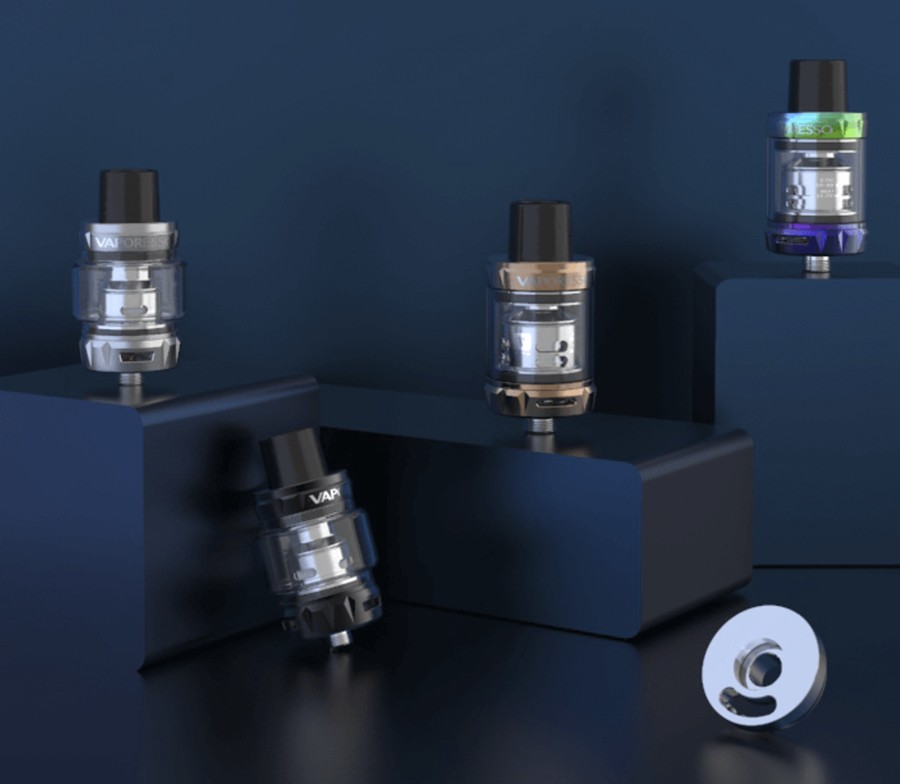 The Vaporesso SKRR-S tank holds 2ml of e-liquid and features top filling